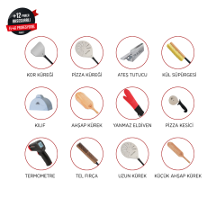Barba FL-46 Set Üstü Bahçe Fırını Profesyonel Aksesuar Paketi